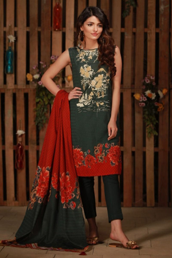 Khaadi Summer Lawn Collection 2018 Vol-2 – C18201 Green