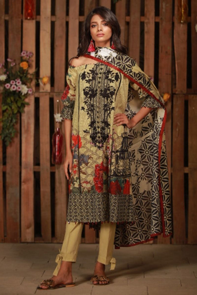 Khaadi Summer Lawn Collection 2018 Vol-2 – C18202 Yellow
