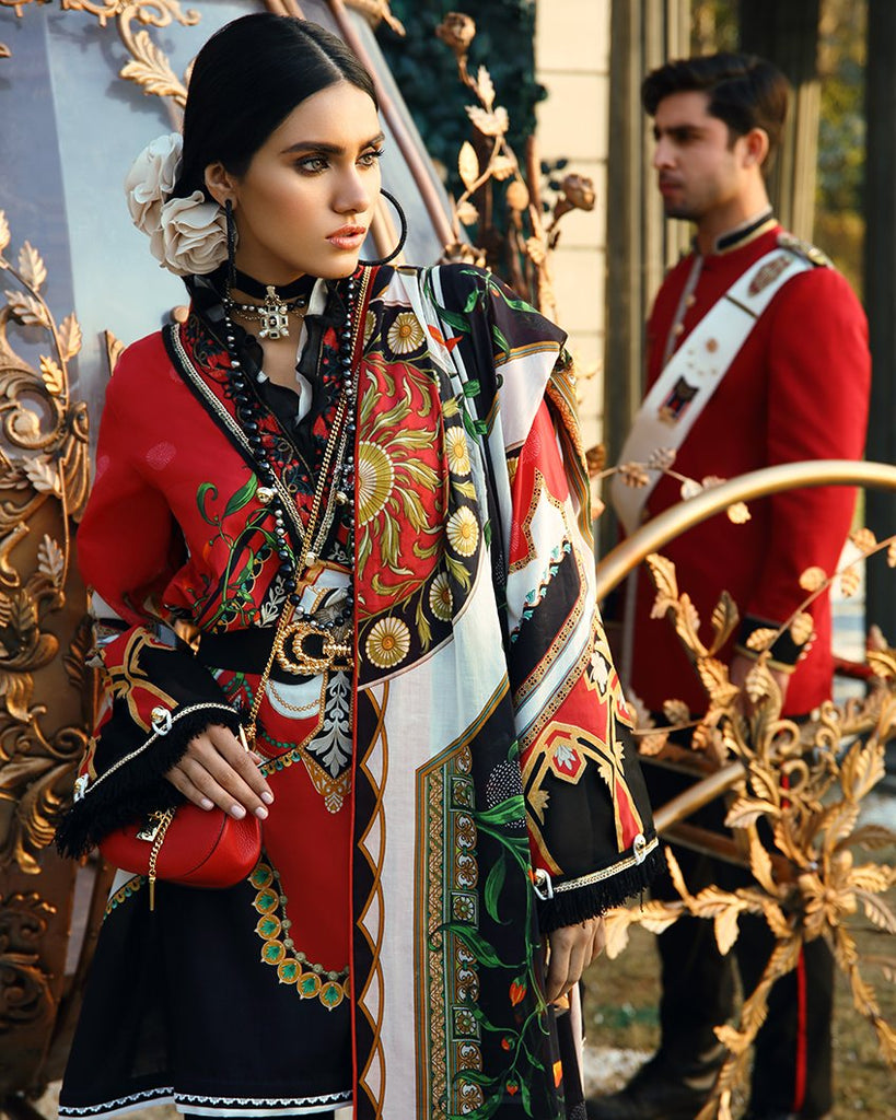Zaha's Wonderland Spring/Summer Lawn Collection 2019 – 14A -Marisol