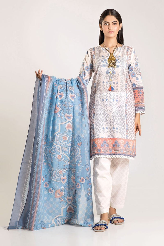 Khaadi Winter Vibe Collection 2019 – CA19501 Off White 3Pc
