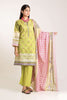 Khaadi Winter Vibe Collection 2019 – CB19501 Green 3Pc