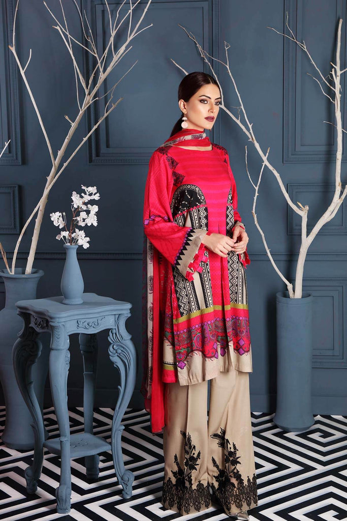 Charizma Combinations Embroidered Linen Collection – Ethnic Tale CCW-07