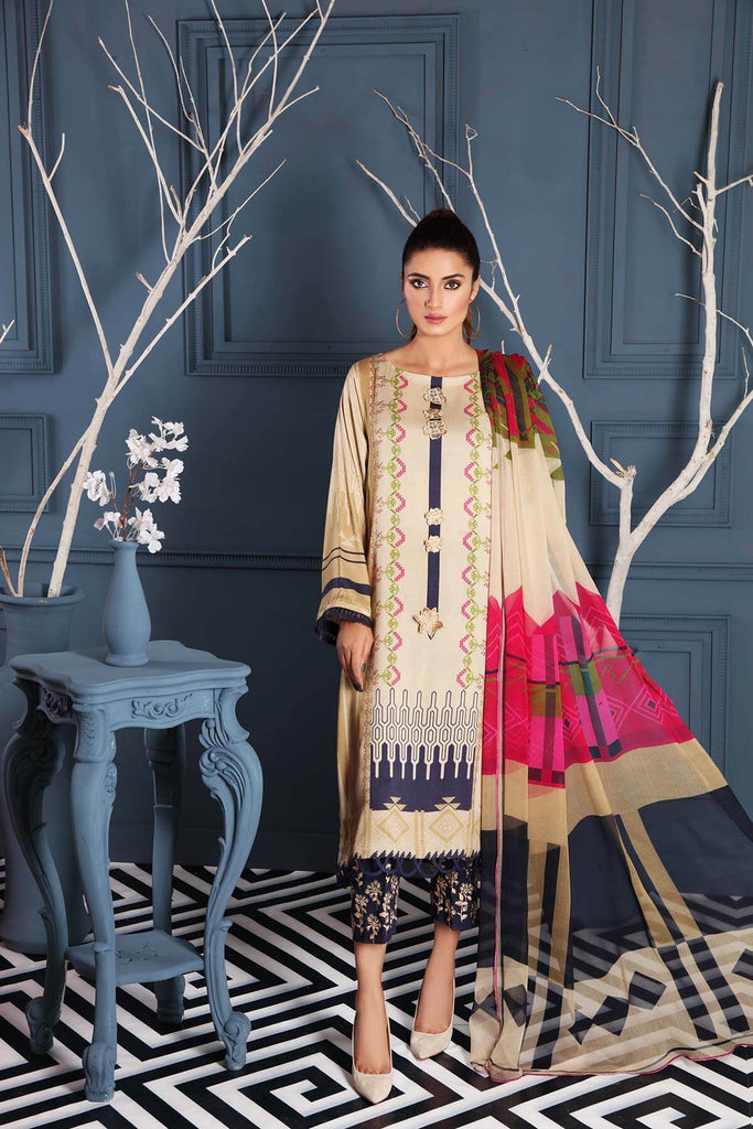 Charizma Combinations Embroidered Linen Collection – Admire CCW-09