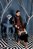 Charizma Combinations Embroidered Linen Collection – Vibrant Black CCW-12