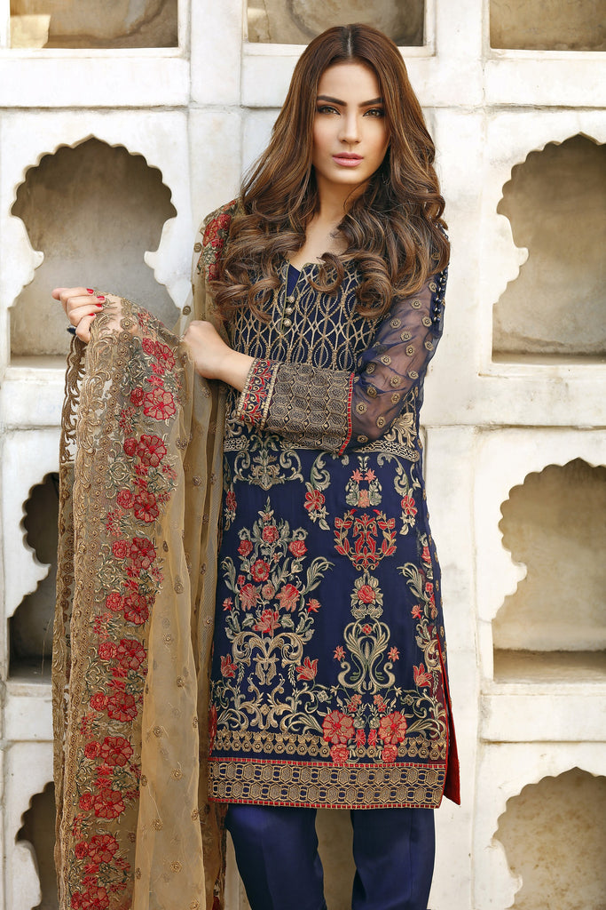 Baroque Chantelle Collection Vol 2 – Midnight Giardino - YourLibaas
 - 1