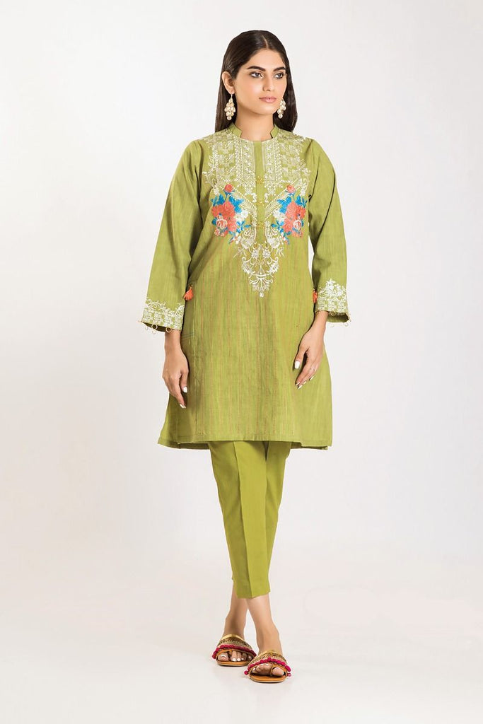 Khaadi Winter Vibe Collection 2019 – CHI19508 Green 2Pc