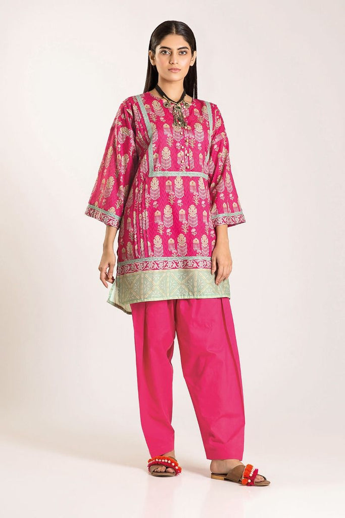 Khaadi Winter Vibe Collection 2019 – CJ19502 Pink 2Pc