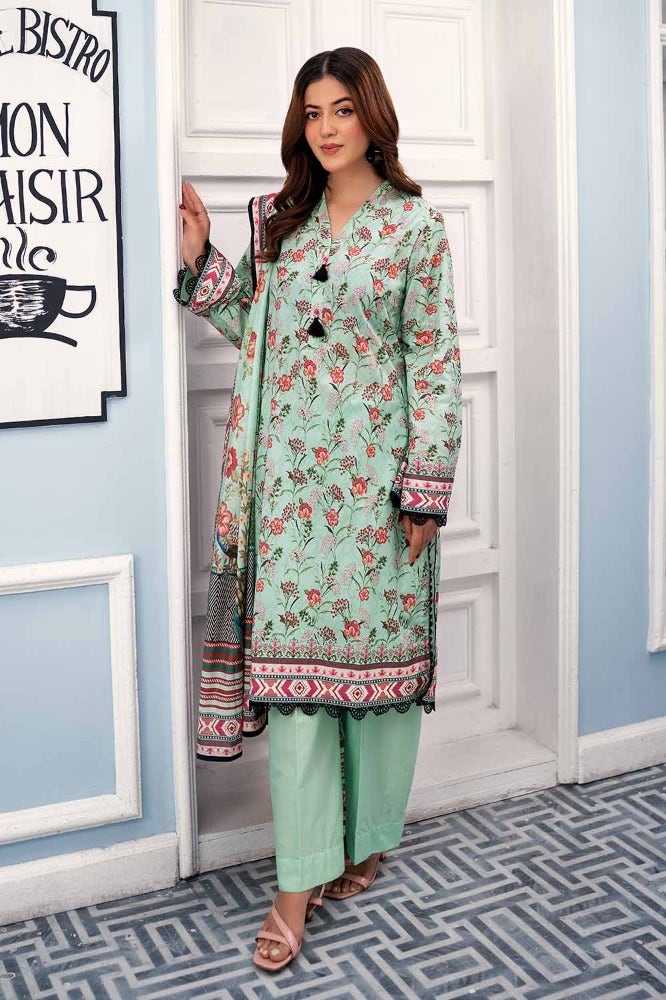 Gul Ahmed Summer Essential 2024 – 3PC Printed Lawn Suit CL-42050 A