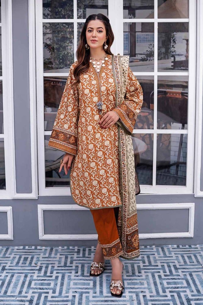Gul Ahmed Summer Essential 2024 – 3PC Printed Lawn Suit CL-42132 A