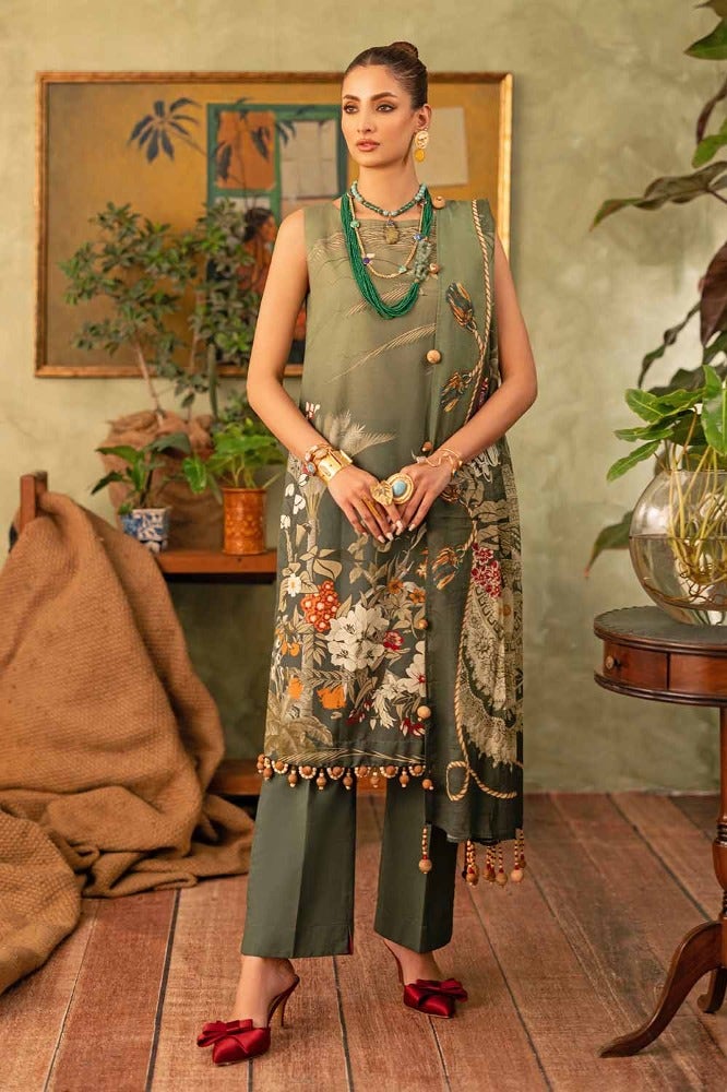 Gul Ahmed Summer Essential 2024 – 3PC Printed Lawn Suit CL-42199