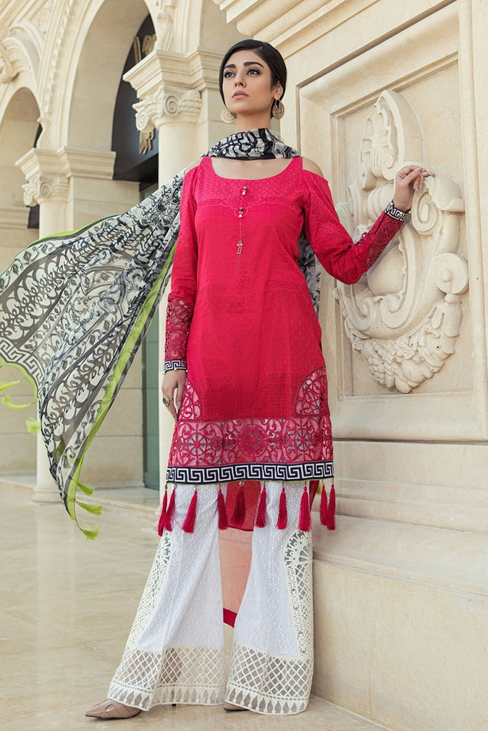 MARIA.B. Voyage Á Luxe Spring/Summer Lawn Collection 2018 – 1802-A