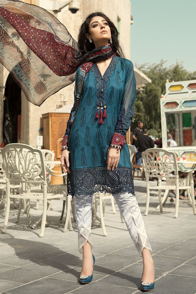 MARIA.B. Voyage Á Luxe Spring/Summer Lawn Collection 2018 – 1808-A