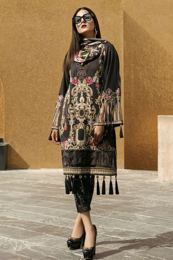 MARIA.B. Voyage Á Luxe Spring/Summer Lawn Collection 2018 – 1809-B