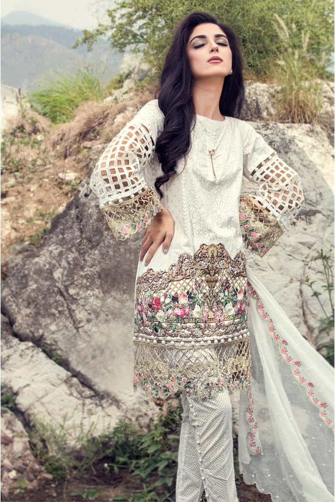 MARIA.B EID Lawn Collection '16 – White D-305 - YourLibaas
