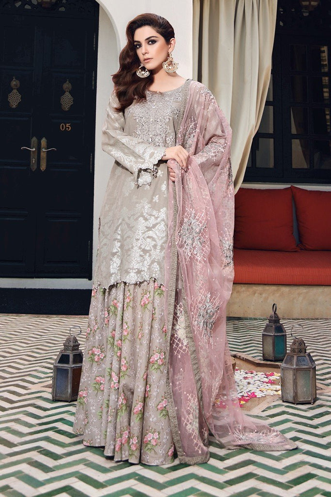 MARIA.B Eid Lawn Collection 2017 – D-407 Grey