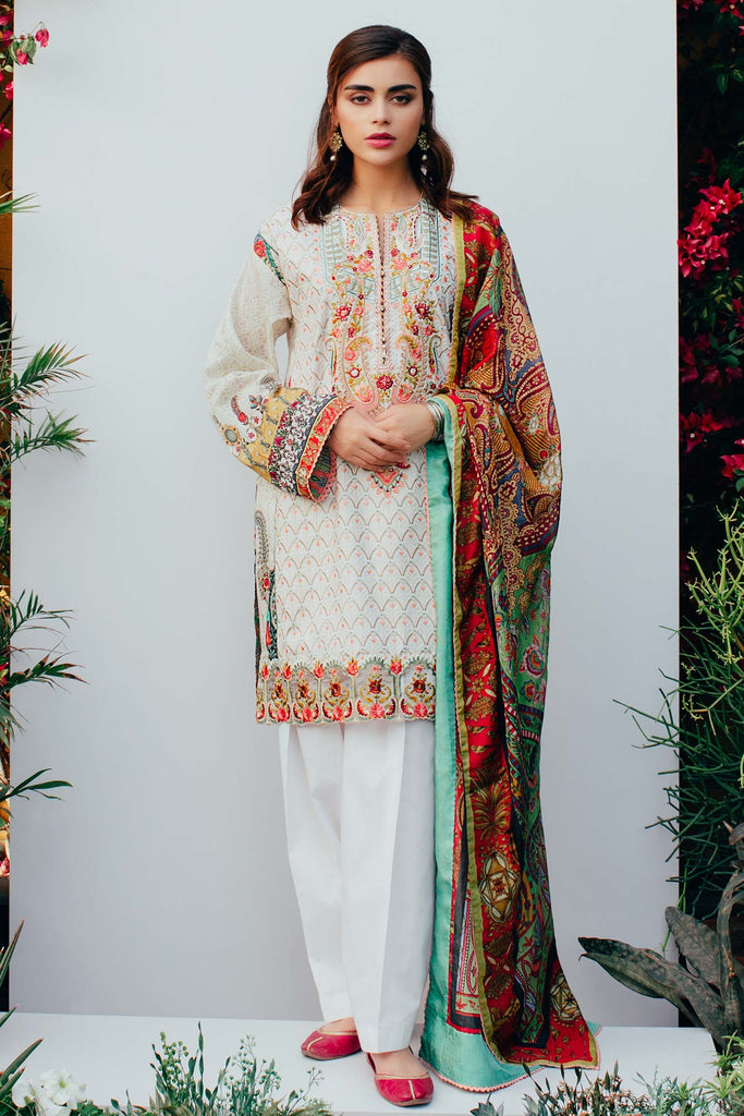 Zara Shahjahan Spring/Summer Lawn Collection 2018 – Pashmina D-ZSJ05