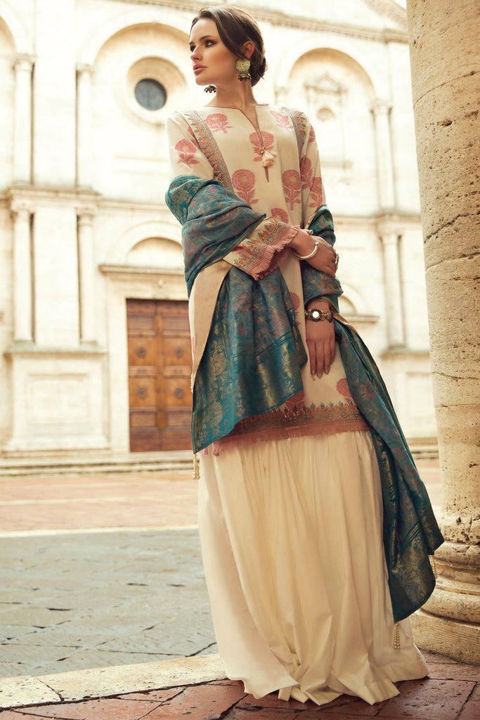 Zara Shahjahan Spring/Summer Lawn Collection 2018 – Mehnaz ZSJ13