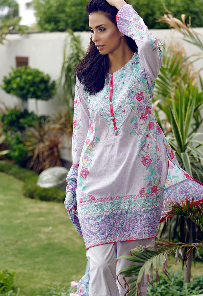 Adamjee Lawn Festive Mid-Summer Collection 2016 – Design 11 - Gypsy - YourLibaas
 - 1