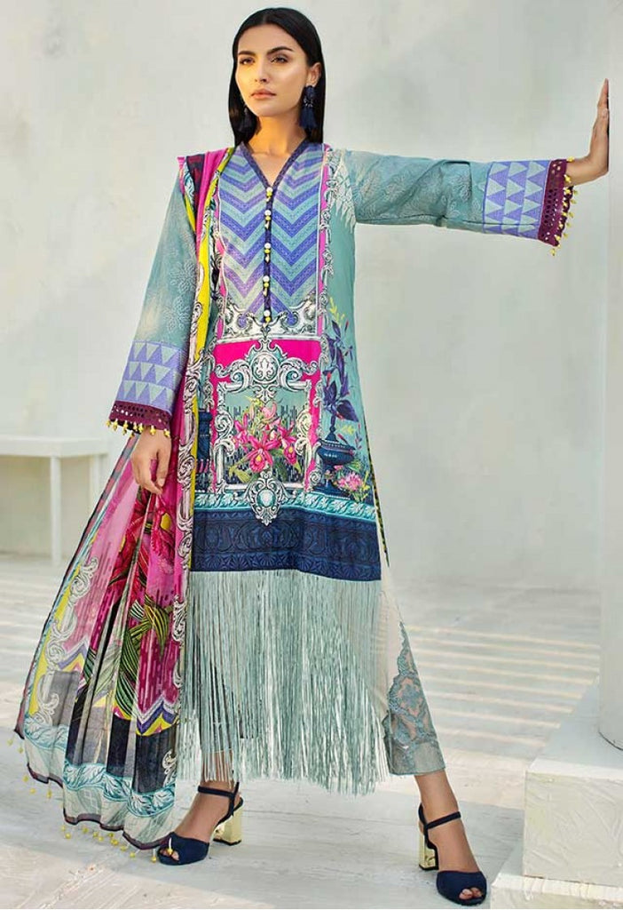 AUJ Spring/Summer Lawn Collection 2018 – Design 13