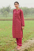 Gul Ahmed Summer Basic Lawn 2021 · 2PC Unstitched Gold & Lacquer Printed Shirt With Gold Printed Trouser TL-298 B