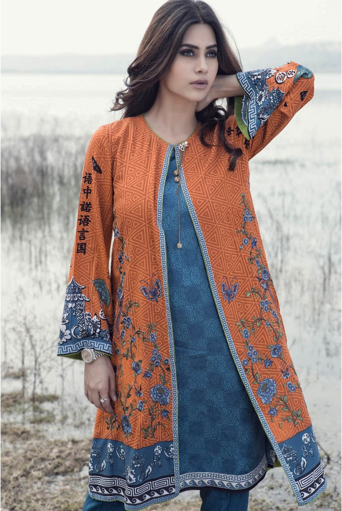 Maria.B Linen Embroidered Collection 2015 - 305 - YourLibaas
 - 1