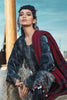 MARIA.B. Linen Winter Collection 2018 – DL-602-Navy Blue & Maroon