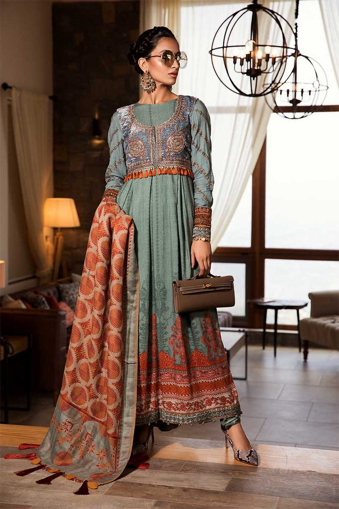 MARIA.B Linen La Vie Luxe Winter Collection 2019 – DL-708 Dull Teal