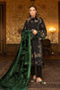 MARIA.B. Linen Winter Collection '21 – DL-907-Black and Emerald Green
