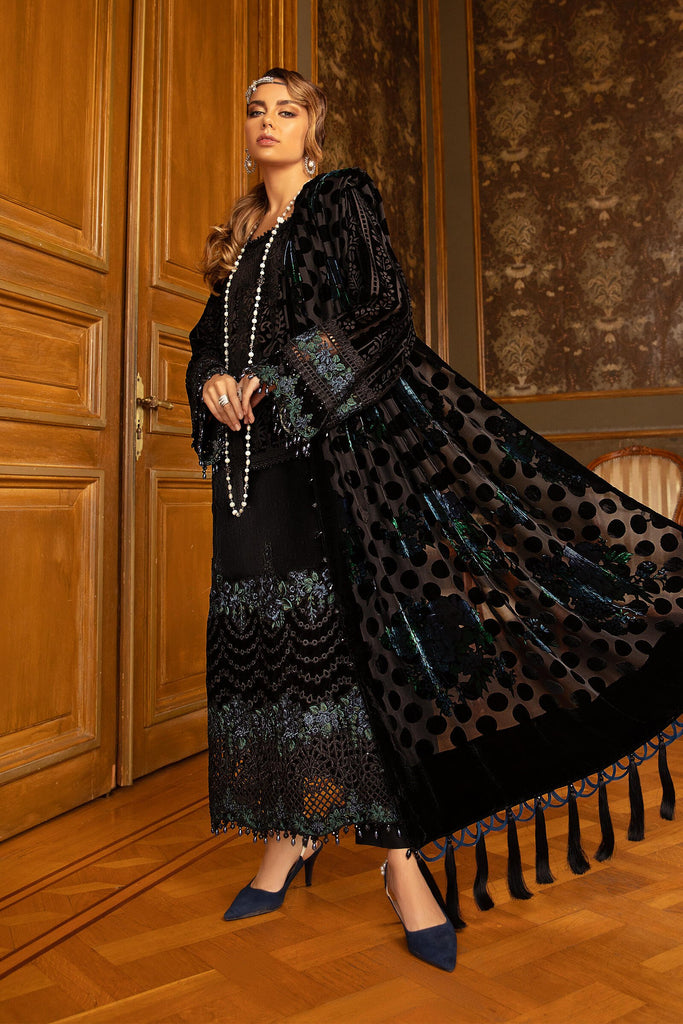 MARIA.B. Linen Winter Collection '21 – DL-911-Black and Blue