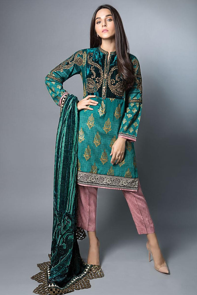 MARIA.B. Linen Winter Collection 2017 – DL-505 Sea Green