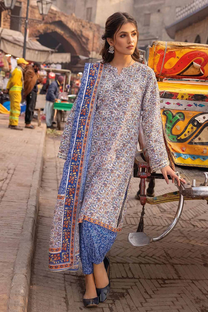 Gul Ahmed 3PC Lawn Printed Suit CL-32462 A