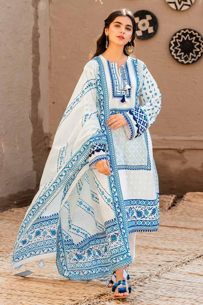 Gul Ahmed Summer 2020 – Halla Pottery – 3PC Printed Lawn Suit CL-936