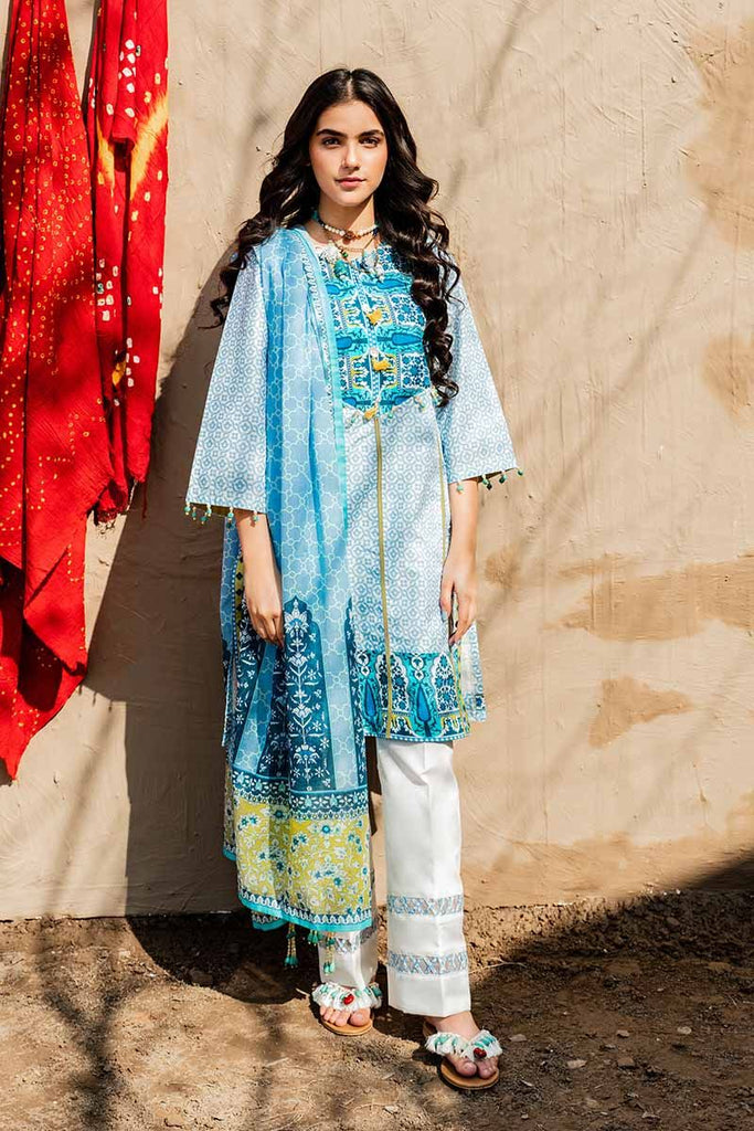 Gul Ahmed Summer 2020 – Halla Pottery – 3PC Digital Printed Lawn Suit CL-927