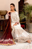 MARIA.B Eid Lawn Collection 2021 – EL-21-01-Ivory White and Maroon
