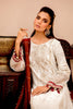 MARIA.B Eid Lawn Collection 2021 – EL-21-01-Ivory White and Maroon