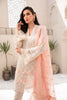 MARIA.B Eid Lawn Collection 2021 – EL-21-05-Off White and Peach