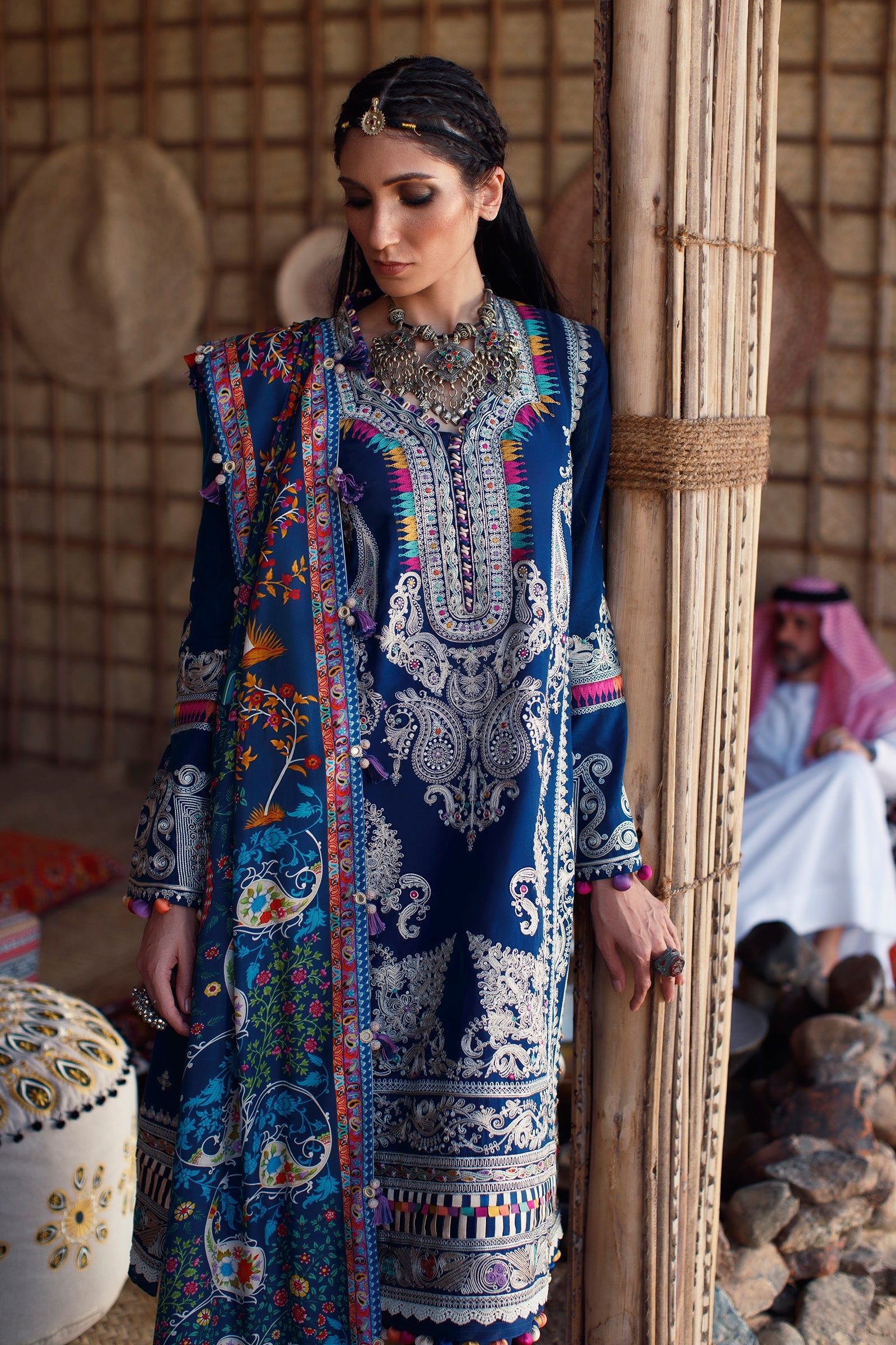Élan Luxury Lawn Collection 2022 – EL22-10 A (SHERINE) – YourLibaas