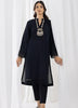 LSM Lakhany – Elegant Black Stitched/Pret Shirt LG -SK-0084