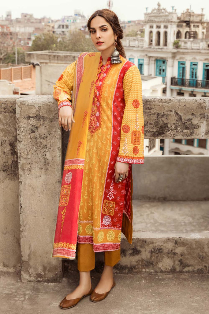 Gul Ahmed Lahore Lawn Collection 2021 – 2PC Lawn Suit TL-365