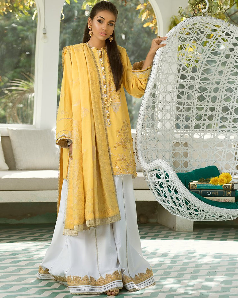 Zaha Fayroz Festive Lawn Collection 2019 – Roshni (ZF-06)