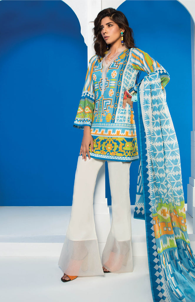 Sapphire Lawn Vol-3 Eid Edition 2017 – Ethnic Vibes B