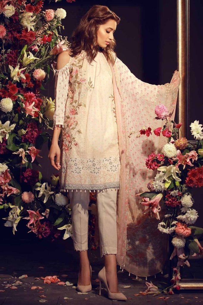 Khaadi Summer Lawn Collection 2018 Vol-2 – F18208 Off White
