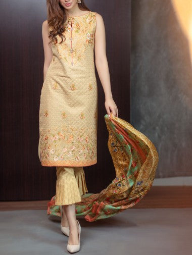 AlKaram Festival Eid Collection 2017 Champagne Pakistani Suits YourLibaas AlKaram Festival Eid Collection 2017 Champagne Pakistani Suits YourLibaas