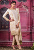 AlKaram Festive Embroidered Jacquard Collection 2018 – FC-03-18 Beige