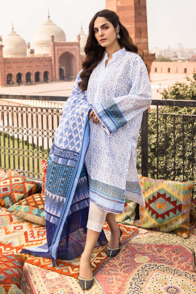 Gul Ahmed Lahore Lawn Collection 2021 – 3PC Lawn Suit CL-1093 A