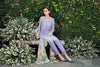 Gul Ahmed Festive Jewelled Collection 2018 – Lilac 3 Pc Blended Chiffon FE-116