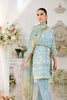 Gul Ahmed Festive Jewelled Collection 2018 – Sky Blue 3 Pc Blended Chiffon FE-136