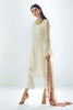 Gul Ahmed Festive Jewelled Collection 2018 – Cream 3 Pc Blended Chiffon FE-139