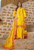 Gul Ahmed Summer Basic Lawn 2021 · 3PC Unstitched Chunri Lawn Suit With Gold Printed Lawn Dupatta CL-1273 B