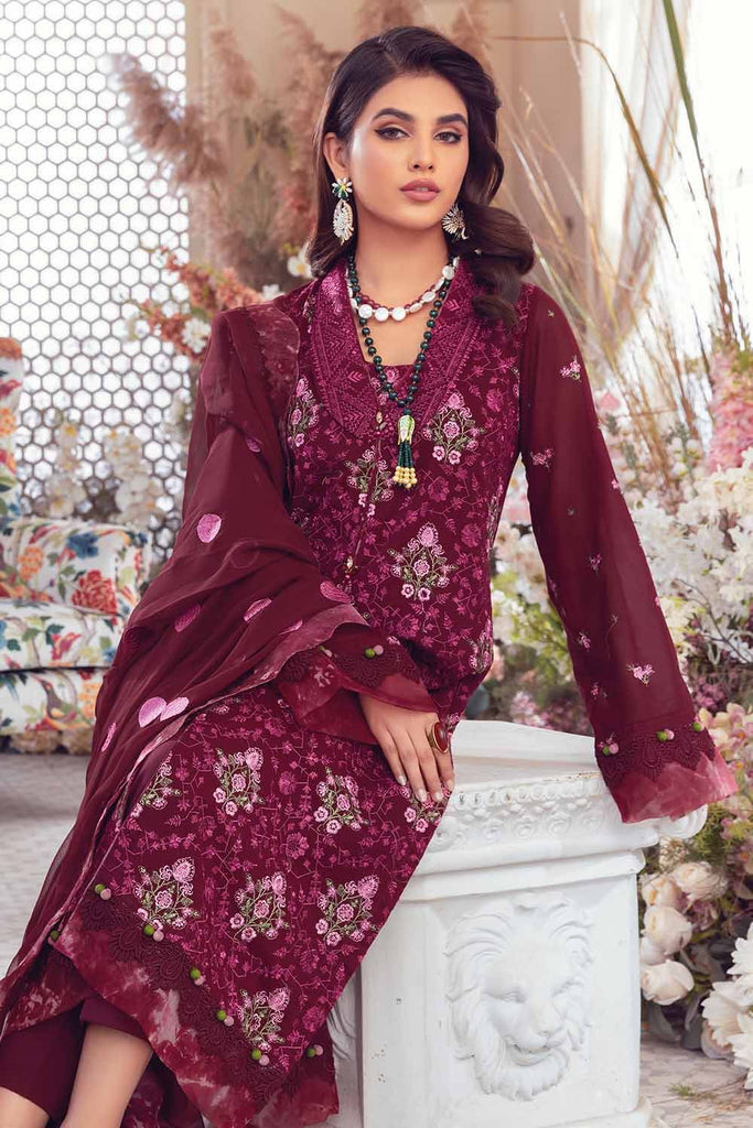 Gul Ahmed Embroidered Swiss Voile Suits Unstitched 3 Piece GA21S LSV 41 - Summer Collection